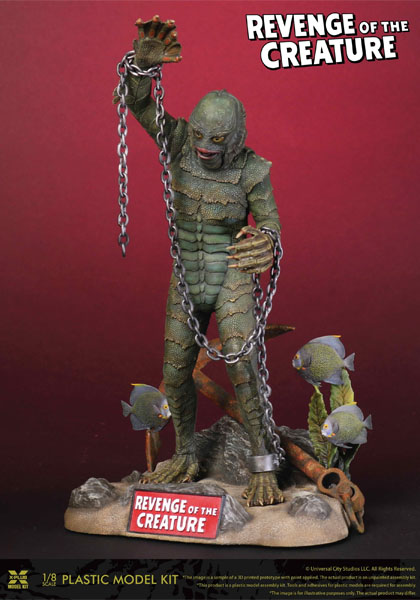 X-Plus Revenge of the Creature Gill-man 1/8 Scale Plastic Model Kit